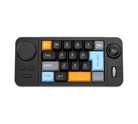 JOMAA Tastiera meccanica da gioco a 19 tasti, tasti sostituibili a caldo, programmabile macro, retroilluminazione RGB, cavo di tipo C, per PC/Mac, tastierino numerico meccanico compatto (nero)