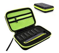 Jomdjmskes Porta Rasoio, Custodia Trimmer Portatile Custodia Rigida da Viaggio, Lama Robusta e Supporto Lame con Spugna, Impermeabile Borsa da Viaggio Rigida in EVA, Compatibile con Philips Oneblade