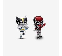 JOME Charm in Argento 925 | Ispirato al Mondo Magico di Disney | Compatibile con Braccialetti Europei (Deadpool e Wolverine)