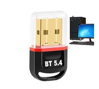 Jomewory Adattatore wireless 5.4,adattatore wireless per PC - trasmettitore e ricevitore USB - Trasmissione audio stereo con suono chiaro e bassa latenza per tastiere, mouse, auricolari