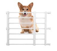 Jomewory Cancelli per animali domestici per cani, cancello retrattile a bassa sicurezza per cuccioli e animali domestici, cancelli di sicurezza per bambini con 2 cuscinetti antiscivolo per porte,