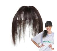 Jomewory Clip per frangia nelle estensioni dei capelli, clip per frangia da donna | Fermaglio per capelli con frangia ciuffo | Frangia d'aria finta, frangia finta per capelli, parrucchino falso