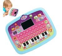 Jomewory Fai Finta di Laptop per Bambini - Fai Finta di Laptop per Bambino - Canta e impara Giocattolo per Laptop per Bambini, luci, Suoni e Musica Riconoscimento di Lettere, Numeri, Forme e Animali