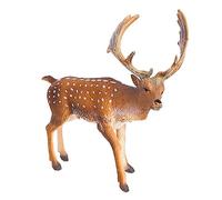 Jomewory Figurina di Cervo dalla Coda Bianca,Realistico Cervo dalla Coda Bianca - Giocattoli cognitivi per Bambini, Decorazioni per Scene di Feste di Natale, Decorazioni per Torte, Giocattoli