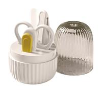 Jomewory Set tagliaunghie per bambini, tagliaunghie di sicurezza per bambini | Set 4 in 1 per la cura delle unghie del bambino | Kit tagliaunghie professionale, set portatile per la cura delle unghie