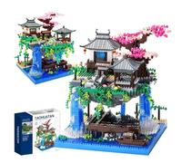 JOMIOD Architettura 2705 blocchi di blocco creativo micro fai da te modello di mattoncini da costruzione, giocattolo Sakura, casa sull'albero, regalo per adolescenti e adulti dai 14 anni in su