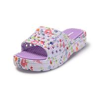 JOMIX Ciabatte Donna Estive con Zeppa Comode Mare Casa Piscina in Gomma EVA