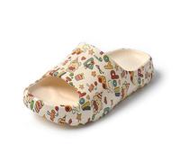 JOMIX Ciabatte Donna Estive Pantofole Ragazze Gomma Morbide a Nuvola Comode per Mare Spiaggia Piscina SD9030-7 Hat, 38/39