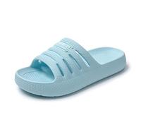 JOMIX Ciabatte Donna Estive Spiaggia Comode Pantofole Ragazze Mare Gomma Morbide Casa Piscina SD9209 (Blu, 37)