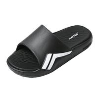 JOMIX Ciabatte Donna Piscina Estive in Gomma EVA Morbide Ciabatte Mare Comode Pantofole Estivi Elegante da Casa Spiaggia SD8288 (Nero, 39)