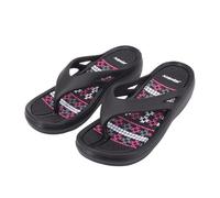 JOMIX Infradito Donna Estive Ciabatte Donna con Zeppa in EVA Leggere e Antiscivolo Sandali da Spiaggia Piscina e Doccia ad Asciugatura Rapida (Nero,41)