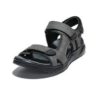 JOMIX Sandali Uomo Estivi Comodi Sportivi Sandali Bassi Eleganti Trekking Ciabatte Uomo da Casa Mare Spiaggia SU8179 (Grigio, 43)