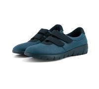 JOMIX Scarpe Strappo Donna Ortopediche Pantoscarpe Comode da Anziani per Piedi Gonfi Ciabatte Invernali Diabetiche ESW2526 Blu 39
