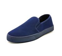 JOMIX Scarpe Uomo Senza Lacci da Cucina Antiscivolo Scarpe Slip On Leggere in Tela Comode per Cuochi Addetti alla Ristorazione e Pulizie MSS250587 Blu 40