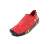 JOMIX Scarpette Scoglio Donna Scarpe Nautiche Ultraleggere e ad Asciugatura Rapida Comode e Antiscivolo Adatte All'oceano Piscine per Il Surf SD9535 (Rosso,40)