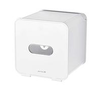 JOMOLA Porta carta igienica con coperchio senza fori Scatola per asciugamani di carta Portarotolo carta igienica Autoadesivi Impermeabile, per bagno e cucina, bianco