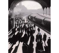 Jon Barker Victoria Station, 1934-London Canvas Prints, Poliestere, Multicolore, 40 x 50 cm