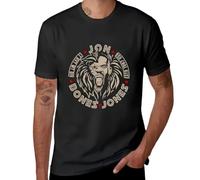 Jon Bones Jones Lion Face T-Shirt Tops Kawaii Clothes for Men Graphic