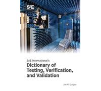 Jon M. Quigley SAE International's Dictionary of Testing, Verificati (Tascabile)