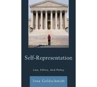 Jona Goldschmidt Self-Representation (Tascabile)