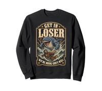 Jonah And The Whale Get in Loser Were Doing Gods Will Funny Felpa