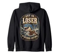 Jonah And The Whale Get in Loser Were Doing Gods Will Funny Felpa con Cappuccio