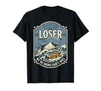 Jonah And The Whale Get in Loser Were Doing Gods Will Funny Maglietta