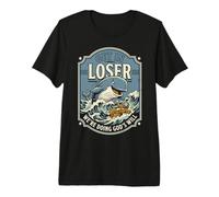 Jonah And The Whale Get in Loser Were Doing Gods Will Funny Maglietta Premium