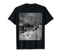 Jonah Cast Forth dalla Balena Gustave Dore Arte Biblica Maglietta