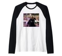 Jonah Lomu Nuova Zelanda all Blacks V Inghilterra Rugby 1999 Maglia con Maniche Raglan
