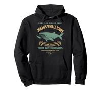 Jonahs Whale Tours Divertente Cristiano Felpa con Cappuccio