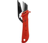 Jonard Tools KN-300INS Coltello per smantellamento cavo isolato con protezione lama, 1000V - Lama SS per affettare giacche di cavi
