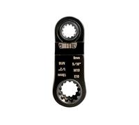 JONARD TOOLS PRW-813 - Chiave a cricchetto tascabile, 8-13 mm, con bussole multiple per dadi metrici, imperiali, a stella e quadrati, compatta per spazi ristretti