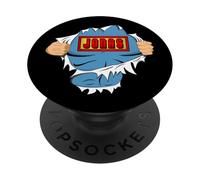 Jonas Name Superhero Gift for Boys Named Jonas PopSockets PopGrip Adesivo