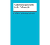 Jonas Pfister T Gedankenexperimente in der Philosophie: Texte und Ma (Tascabile)