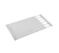 JONASHER Asta di tensione regolabile per armadio estensibile appendiabiti fai da te armadio portaoggetti organizer divisorio scarpiera 40 cm di larghezza per bagno, cucina, libreria - bianco