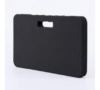 JONASHER Cuscino per ginocchia portatile da giardino, comodo, in schiuma EVA, per giardinaggio, lavoro, esercizio, yoga, riparazione auto, pulizia, campeggio, colore nero, 46 x 28 x 4 cm