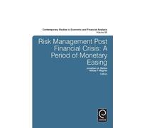 Jonathan A. Batten Risk Management Post Financial Crisis (Copertina rigida)