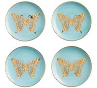 Jonathan Adler - MARIPOSA COASTERS - SET OF 4 - BLUE/GOLD - Accessori per la casa 1 St.