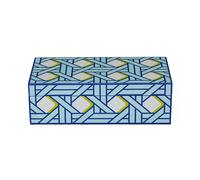 Jonathan Adler - Scatola laccata piccola in tessuto a cesto