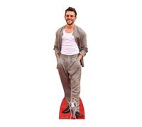 Jonathan Bailey Bianco Maglietta Grandezza Naturale Sagoma di Cartone Con Mini