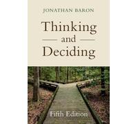 Jonathan Baron Thinking and Deciding (Tascabile)
