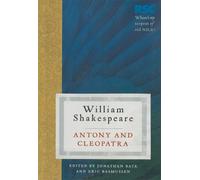 Jonathan Bate Eric Rasmussen Antony and Cleopatra (Tascabile) RSC Shakespeare