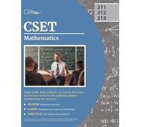 Jonathan Cox CSET Mathematics Study Guide (Tascabile)