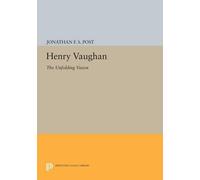 Jonathan F.S. Post Henry Vaughan (Tascabile) Princeton Legacy Library