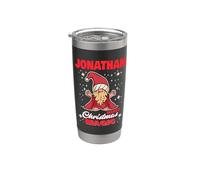 Jonathan fa il nome magico di Natale Jonathan gnomo Bicchiere termico in acciaio inox doppia parete