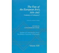 Jonathan Franke Studies in Contemporary Jewry: XIII: The Fate (Copertina rigida)