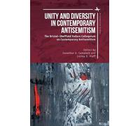 Jonathan G. Camp Unity and Diversity in Contemporary Antisemi (Copertina rigida)