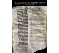 Jonathan Gil Harris Untimely Matter in the Time of Shakespeare (Tascabile)