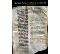 Jonathan Gil Harris Untimely Matter in the Time of Shakespeare (Tascabile)